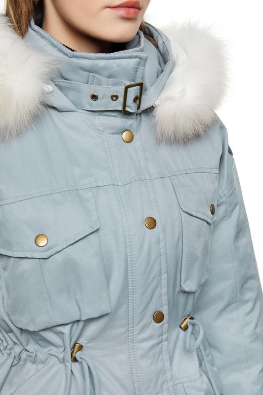 AUGUST 1 EIGHT 抽绳收腰工装风羽绒服 8414 商品图2