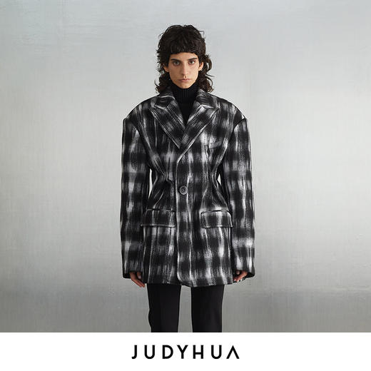 JUDYHUA 廓形收腰褶设计款外套 商品图0