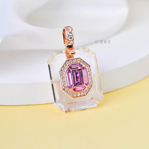 【香韵】粉蓝宝香水瓶挂坠  CB12207071 商品图1
