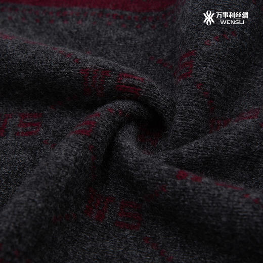 WENSLI/万事利 羊绒围巾-万事好运 商品图3