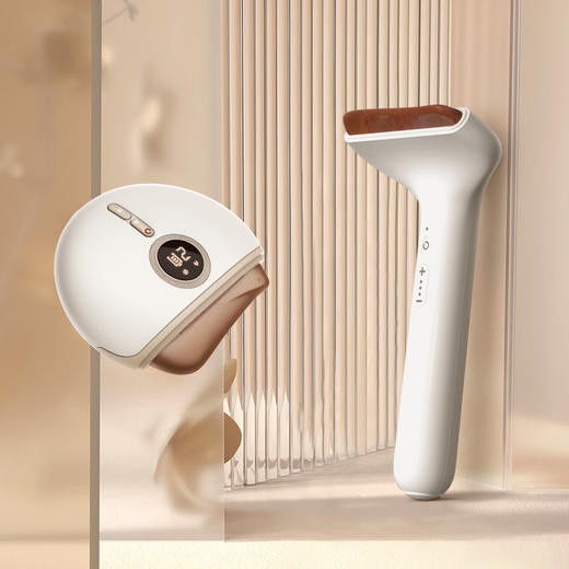 科爱元素轻松刮+小美刮套装 天然红砭石按摩仪套装 商品图0