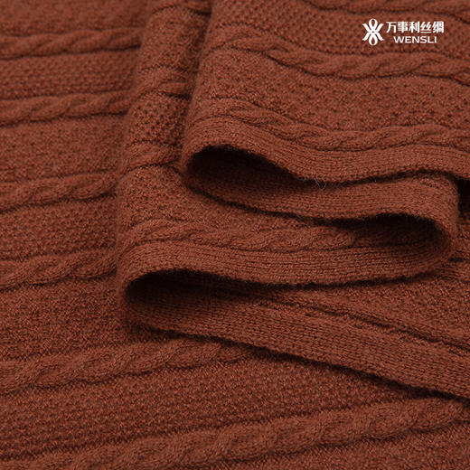 WENSLI/万事利 羊毛披肩-湘灵鼓瑟 商品图2