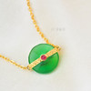 【平安一生】绿琉璃项链  CB2210112 商品缩略图2