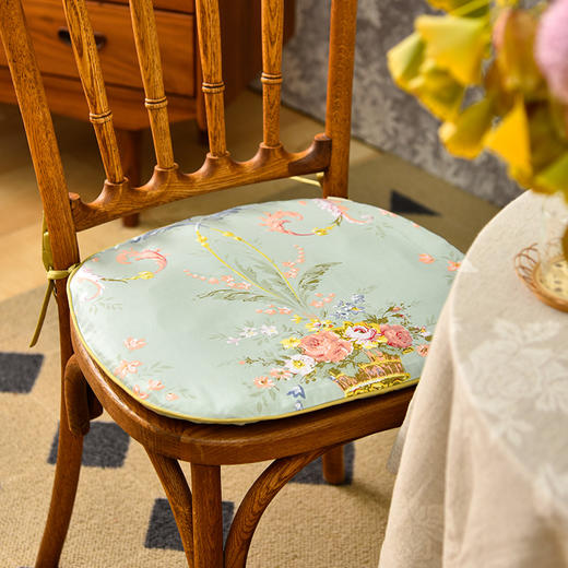 法式花瓶系列家用中式四季通用坐垫 商品图1