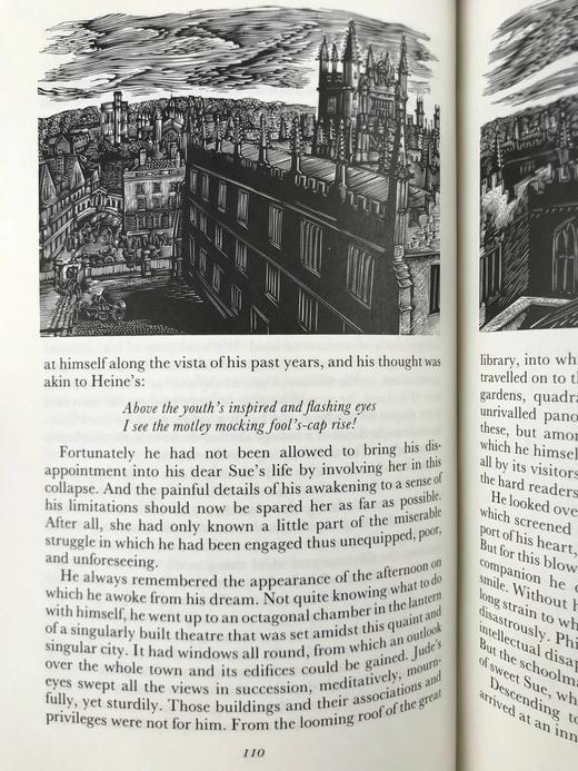 托马斯·哈代《无名的裘德》 数十幅木版画插图 精装18开带书匣 商品图11