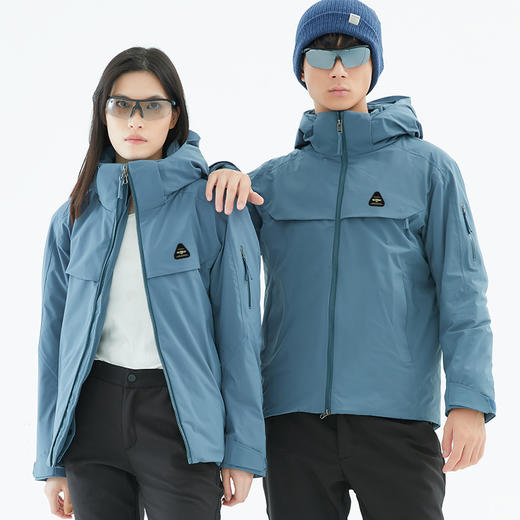 自由基地冬季新款男士90羽绒三合一冲锋衣商场同款户外保暖外套 NMJ-2006 商品图1