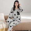 「39套配色可选」红腾秋季长袖长裤睡衣女 套头韩版甜美休闲内衣可外穿家居服两件套 商品缩略图1
