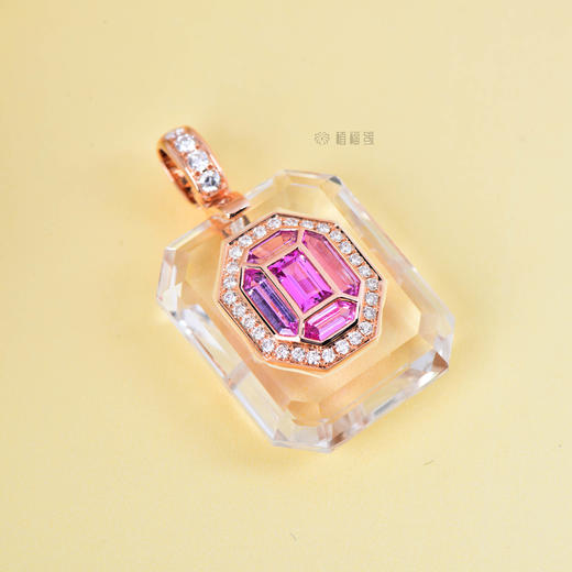 【香韵】粉蓝宝香水瓶挂坠  CB12207071 商品图2