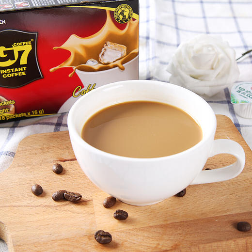 越南G7三合一速溶咖啡160g 可冲泡10杯 优质咖啡豆 微研磨 025531 商品图1