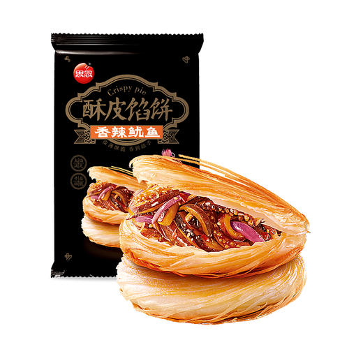 思念 早餐早点 面试面点 方便速食440g 香辣鱿鱼酥皮馅饼 商品图2