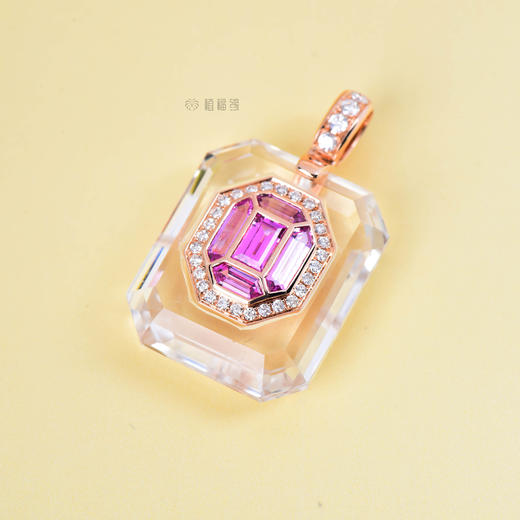 【香韵】粉蓝宝香水瓶挂坠  CB12207071 商品图3