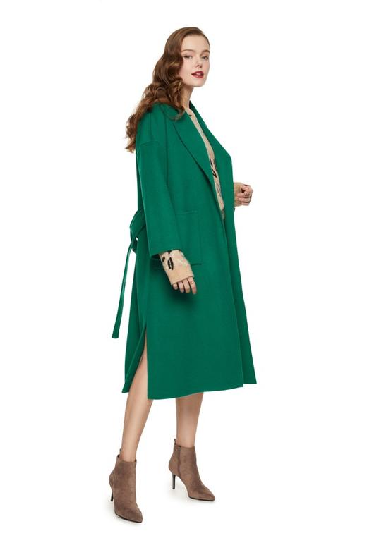 AUGUST 1 EIGHT 绿色双面呢大衣 4905 商品图3
