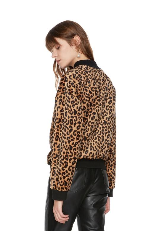 SUMMER & SAGE 豹纹拼色套头上衣 5442 商品图1