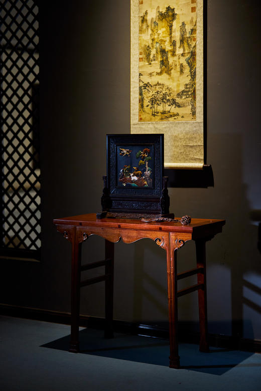 红桥红  家具严选  缅甸花梨（大果紫檀）【90 拍卖款 插肩榫平头案 纪念款】 商品图4