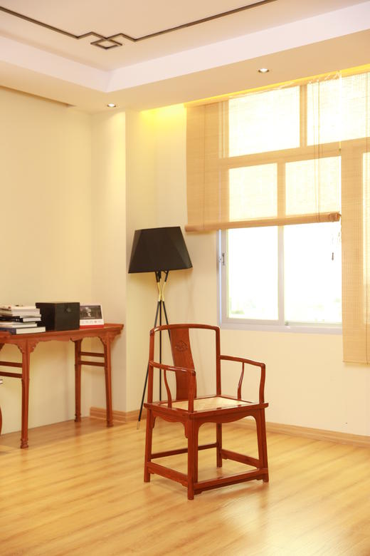 红桥红  家具严选  缅甸花梨（大果紫檀）【藤面 嘉木堂 矮靠背 南官帽椅】 商品图0