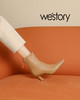 westory2022年秋冬新款尖头通勤高跟鞋短靴82711 商品缩略图7