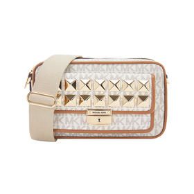 MICHAEL KORS 迈克.科尔斯 MK女包 女士BRADSHAW系列老花铆钉单肩包  32H1G2BC2V