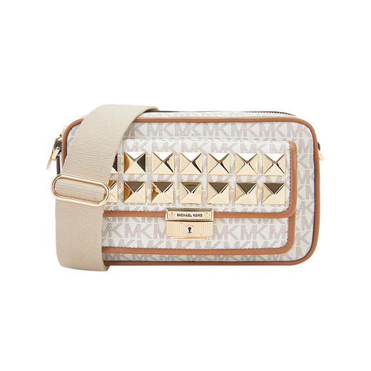 MICHAEL KORS 迈克.科尔斯 MK女包 女士BRADSHAW系列老花铆钉单肩包  32H1G2BC2V 商品图0