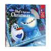 迪士尼独立阅读系列 冰雪奇缘 雪宝的圣诞夜 英文原版 Olaf's Night Before Christmas Book 附CD 亲子唱读绘本 英文版进口英语书 商品缩略图0