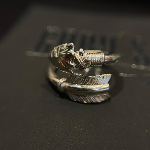 GORO'S 高桥吾郎  银羽毛弓箭戒 商品图4