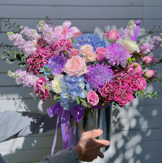 《银河璀璨》梦幻优雅紫色抱抱桶 商品图6