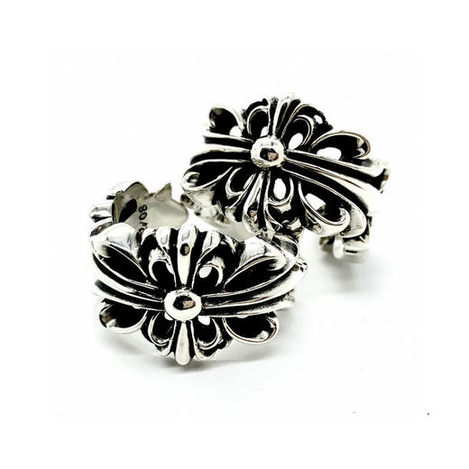 𝐂𝐡𝐫𝐨𝐦𝐞 𝐡𝐞𝐚𝐫𝐭𝐬 克罗心鸢尾花戒 商品图2