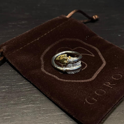 GORO'S 高桥吾郎  金头羽毛弓箭戒 商品图3