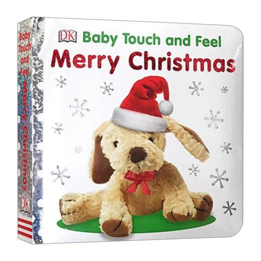 英文原版 Baby Touch and Feel Merry Christmas DK宝宝触摸书 圣诞节快乐 英文版 进口英语原版书籍 商品图1