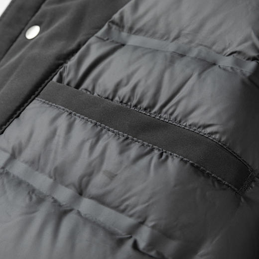 30W2122【白鸭绒+狐狸毛领】罗蒙男士秋冬保暖羽绒服中长款连帽休闲羽绒服外套 商品图10