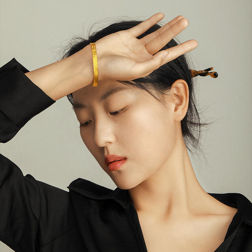 宫匠造办 十朝十美宫镯 商·通灵瑞兽黄金手镯 商品图6