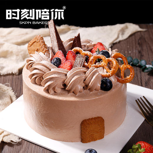 【感恩节】巧克力城堡 鲜果奶油戚风蛋糕 商品图0