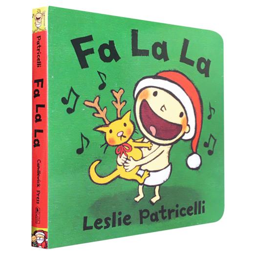 英文原版 Fa La La 圣诞节绘本 一根毛脏小孩系列 Leslie Patricelli 幼儿英语启蒙好习惯培养纸板书 英文版进口原版书籍 商品图3