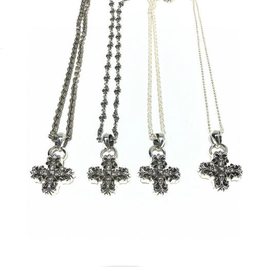 chrome hearts 小火焰十字花项链 商品图1