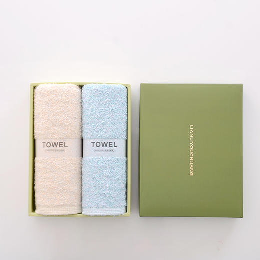 炫彩长绒棉双毛巾礼盒 商品图0