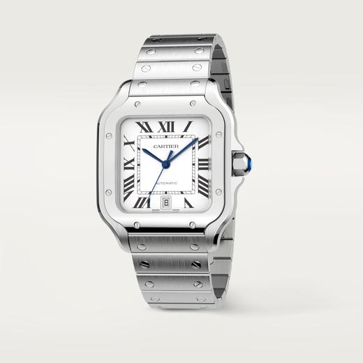 卡地亚 Cartier Santos de Cartier 腕表 大号 精钢 自动上链 WSSA0018 商品图1