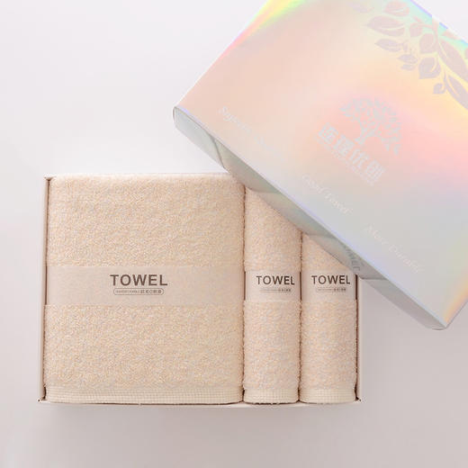 炫彩长绒棉毛巾浴巾礼盒 商品图4