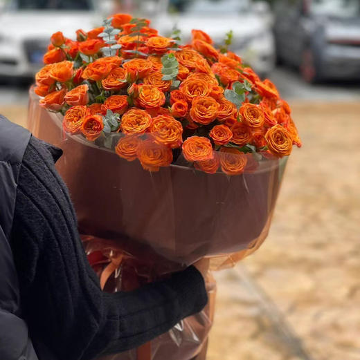 《芭比》橙色芭比泡泡秋色花束 商品图2