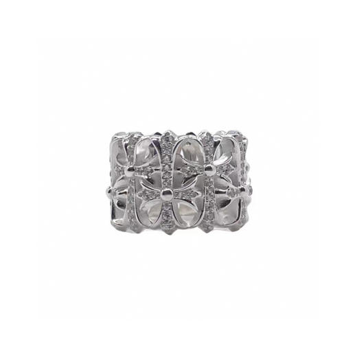 白金圆形墓葬戒 商品图0