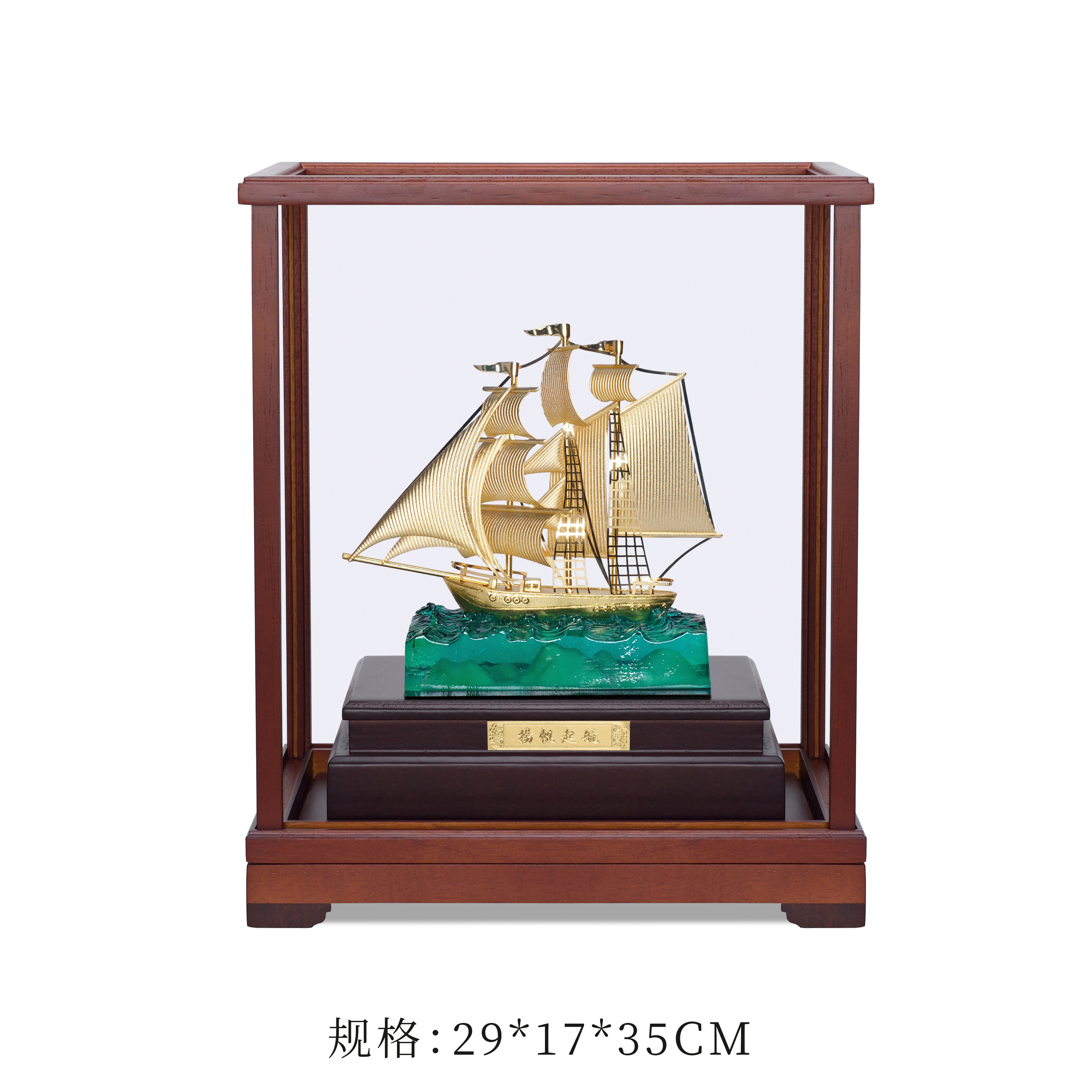 【彼达思】金箔画金箔橱窗 杨帆起航