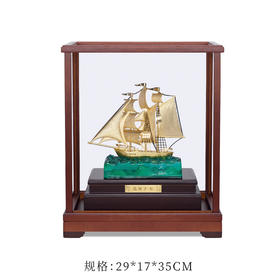 【彼达思】金箔画金箔橱窗 杨帆起航