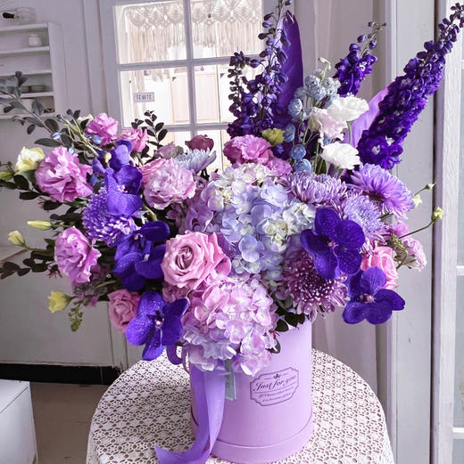 《胡姬兰》紫色高奢版抱抱桶 商品图0