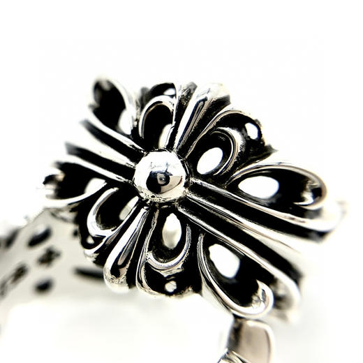 𝐂𝐡𝐫𝐨𝐦𝐞 𝐡𝐞𝐚𝐫𝐭𝐬 克罗心鸢尾花戒 商品图1