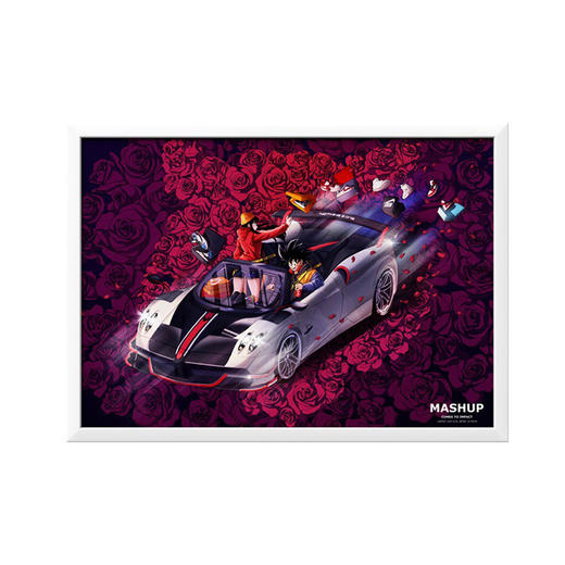 收藏系列《爱老虎U-花海》 潮流艺术版画 限量200版 52.5*72.5cm 商品图0