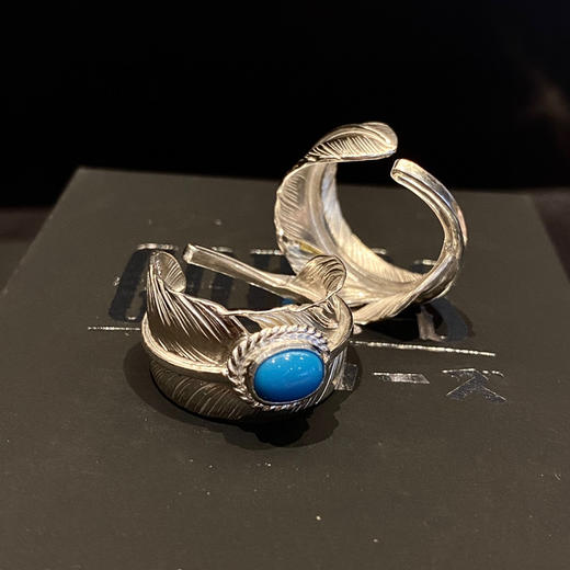 Goro’s高桥吾郎 松石羽毛戒指 商品图1