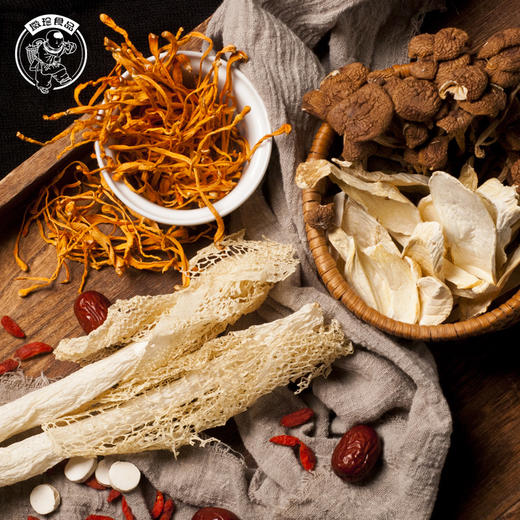 老火靓汤茶菇虫草煲汤料菌菇干货煲汤食材7种组合山珍62g 商品图2