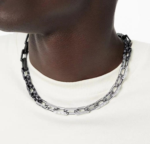 𝐋𝐨𝐮𝐢𝐬 𝐕𝐮𝐢𝐭𝐭𝐨𝐧
黑白竹节拼接项链 商品图0