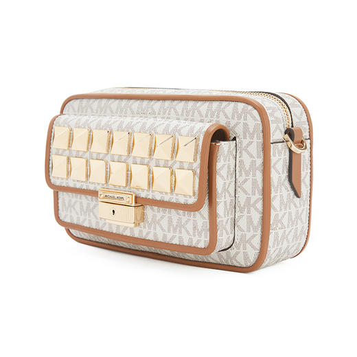 MICHAEL KORS 迈克.科尔斯 MK女包 女士BRADSHAW系列老花铆钉单肩包  32H1G2BC2V 商品图1