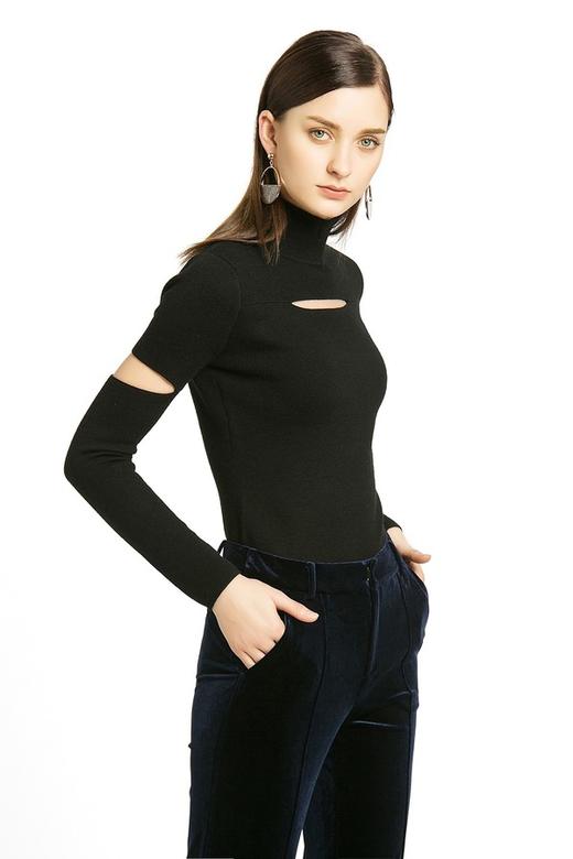 CC 黑色镂空针织衫 432 商品图3