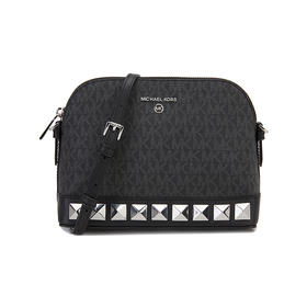 MICHAEL KORS 迈克.科尔斯 MK 女士CHARM系列标志性Logo 印花单肩斜挎包 32H1ST9C3V