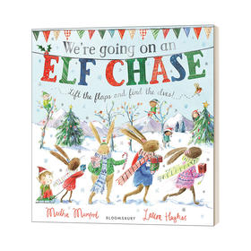 英文原版 We're Going on an Elf Chase 我们去追圣诞精灵 小兔子系列绘本 英文版 进口英语原版书籍